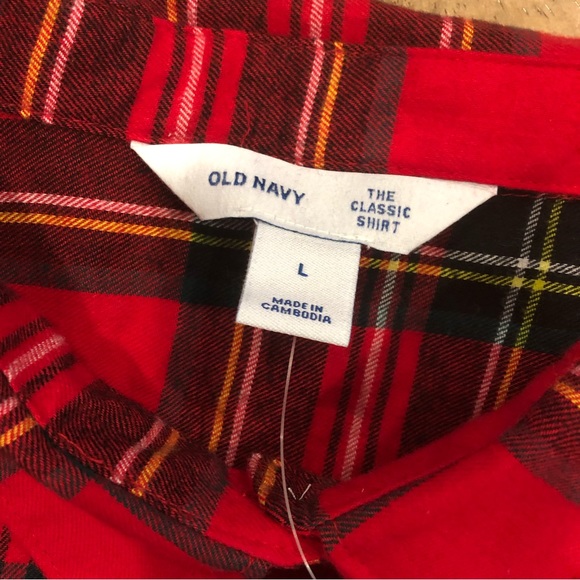 Old Navy Plaid Button Down Shirt - Picture 3 of 5